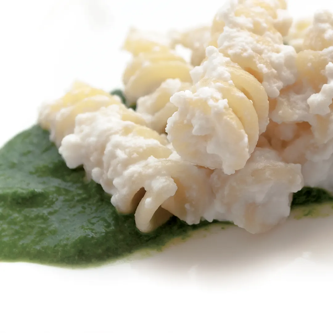 Ricetta Fusilli La Molisana con spinaci freschi e ricotta di vacca