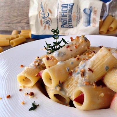 Ricetta Rigatoni con gorgonzola e mela - La Molisana