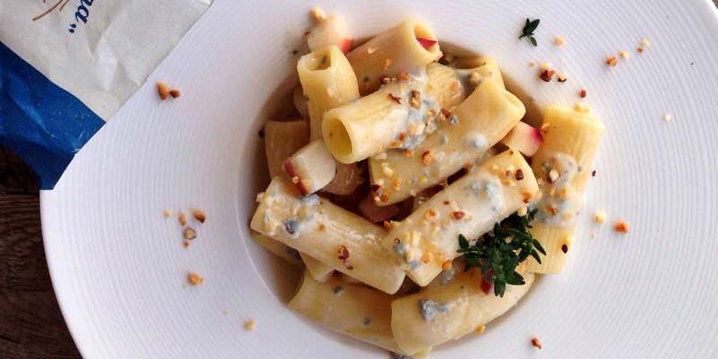 Rigatoni Gorgonzola - The Pasta Twins