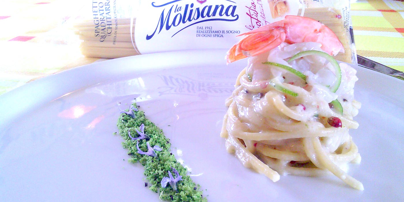 Ricetta Spaghetto Quadrato risottato alla cacio e pepe adriatica - La Molisana