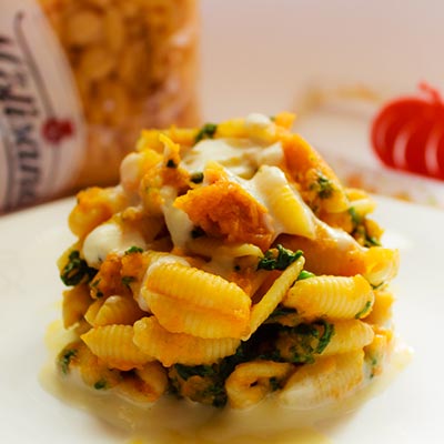 Ricetta Gnocchetti Sardi con Zucca e Spinaci - La Molisana