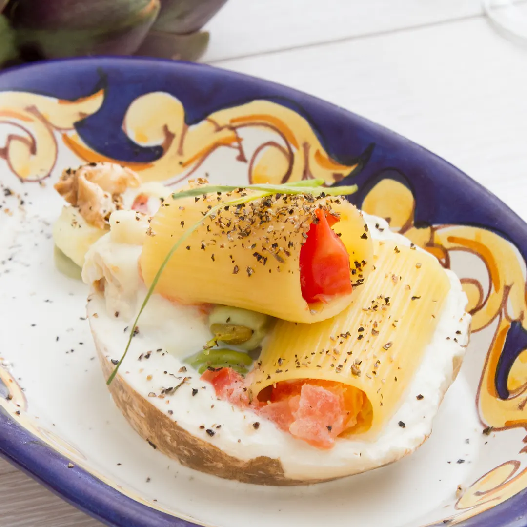 Ricetta Paccheri alla contadina - La Molisana