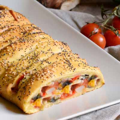 Ricetta Strudel salato con verdure - La Molisana