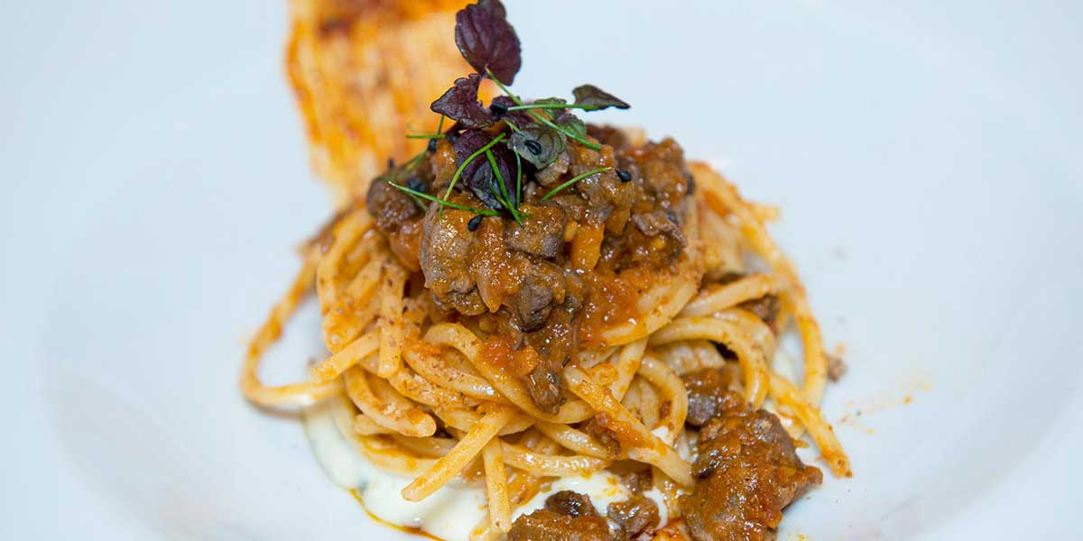 Ricetta Spaghetto Quadrato al ragù di capriolo, bleu d’Aoste e nduja - la Molisana