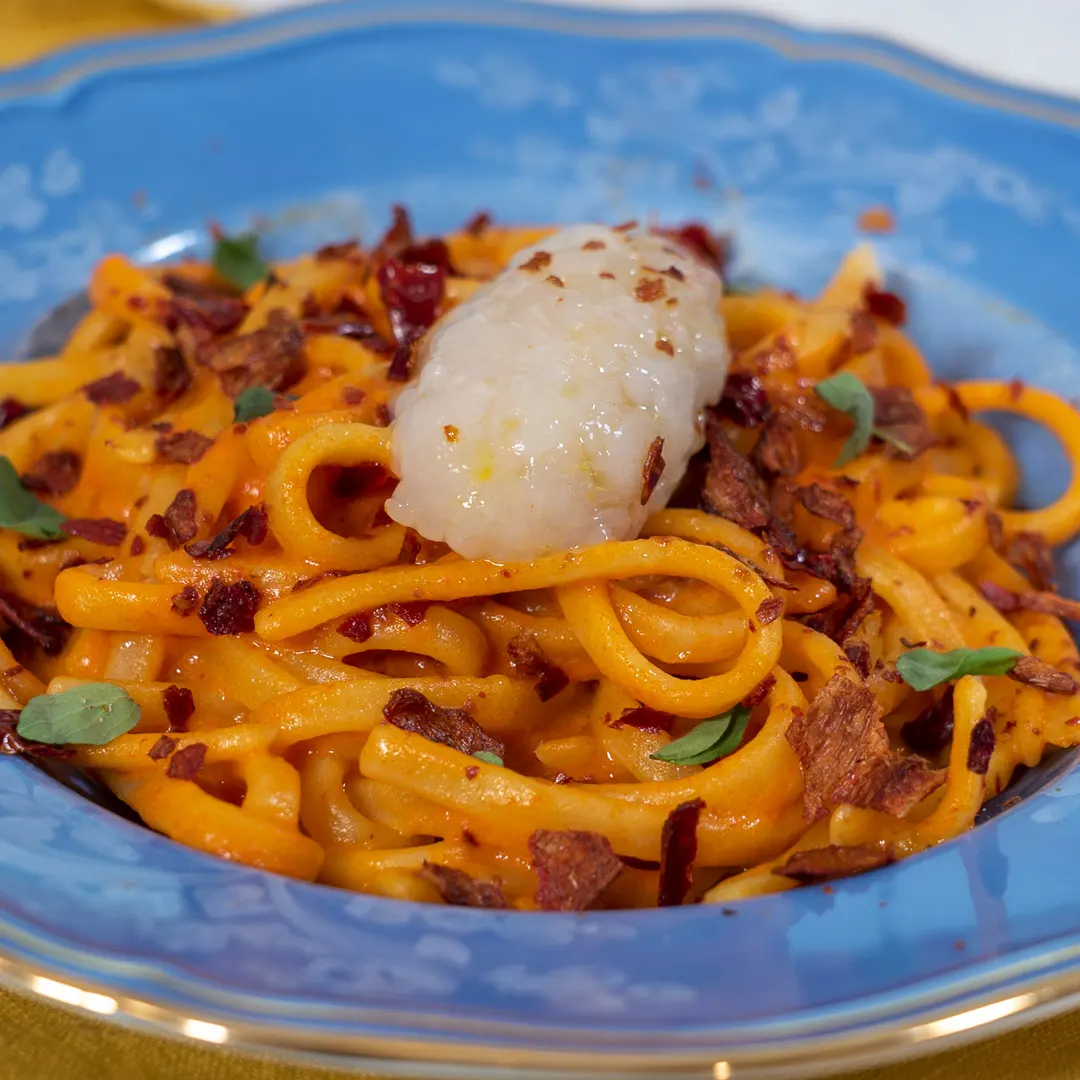 Ricetta Scialatielli scampi e peperoni - La Molisana