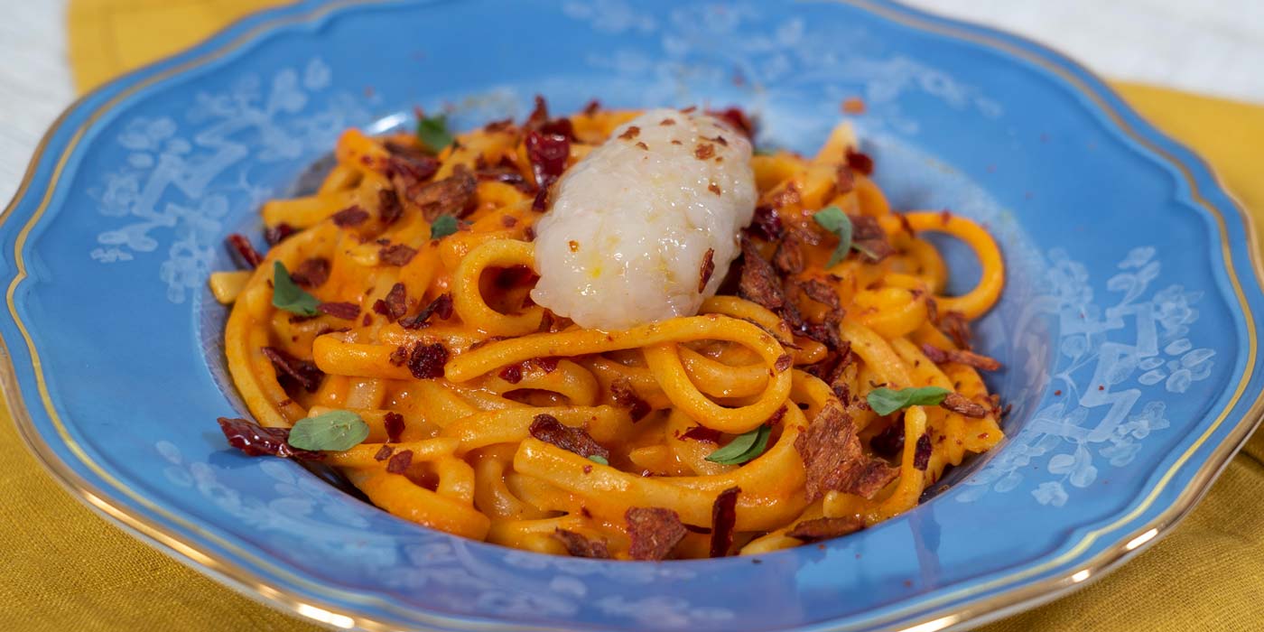 scialatielli scampi peperoni | La Molisana