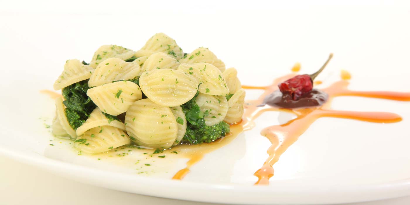 Ricetta Orecchiette Pugliesi La Molisana con cime di rapa e caramello piccante