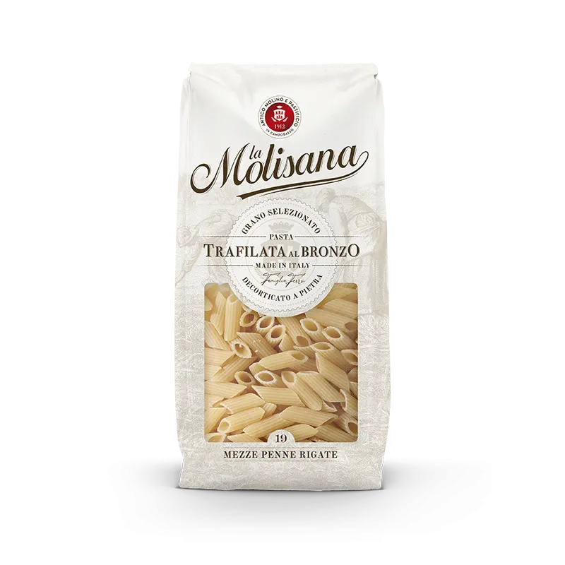 Mezze penne rigate La Molisana pasta