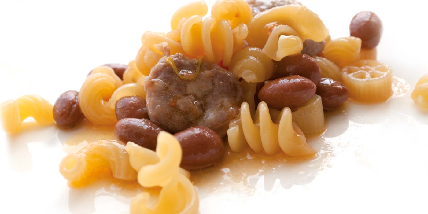 Insalata di pasta con fagioli e salsiccia La Molisana
