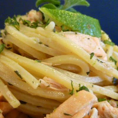 Ricetta Spaghetto Quadrato La Molisana al salmone e mojito