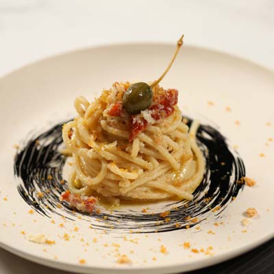 Ricetta Spaghetto Quadrato con acciughe del Cantabrico e bottarga - La Molisana