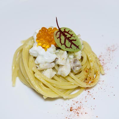 Ricetta Spaghetto Quadrato con cernia e burrata pugliese - La Molisana