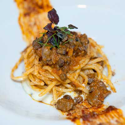 Ricetta Spaghetto Quadrato al ragù di capriolo, bleu d’Aoste e nduja - la Molisana