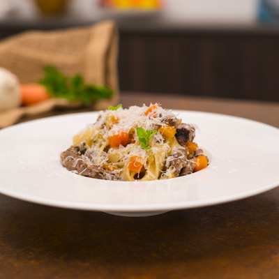 Ricetta Tagliatelle al ragù di ossobuco - Chef in Camicia per La Molisana