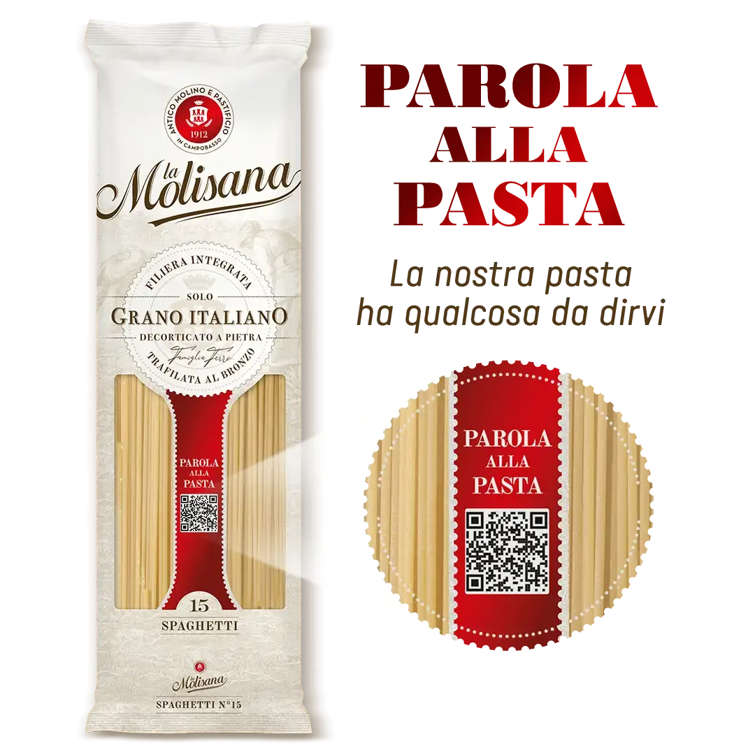 Parola alla pasta, la nostra pasta La Molisana ha qualcosa da dirvi