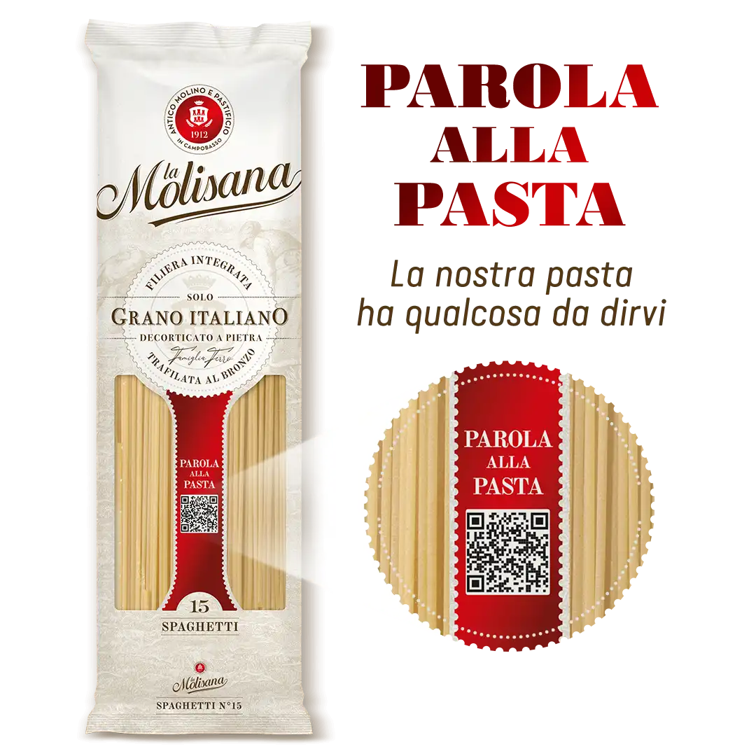 Parola alla pasta, la nostra pasta La Molisana ha qualcosa da dirvi