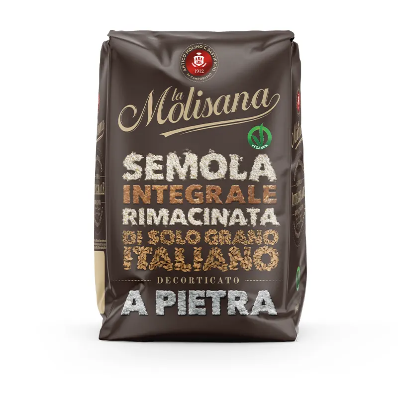 Nuvola  Semola di Grano Duro Rimacinata Biologica 5 Kg - Antico Molino  Rosso