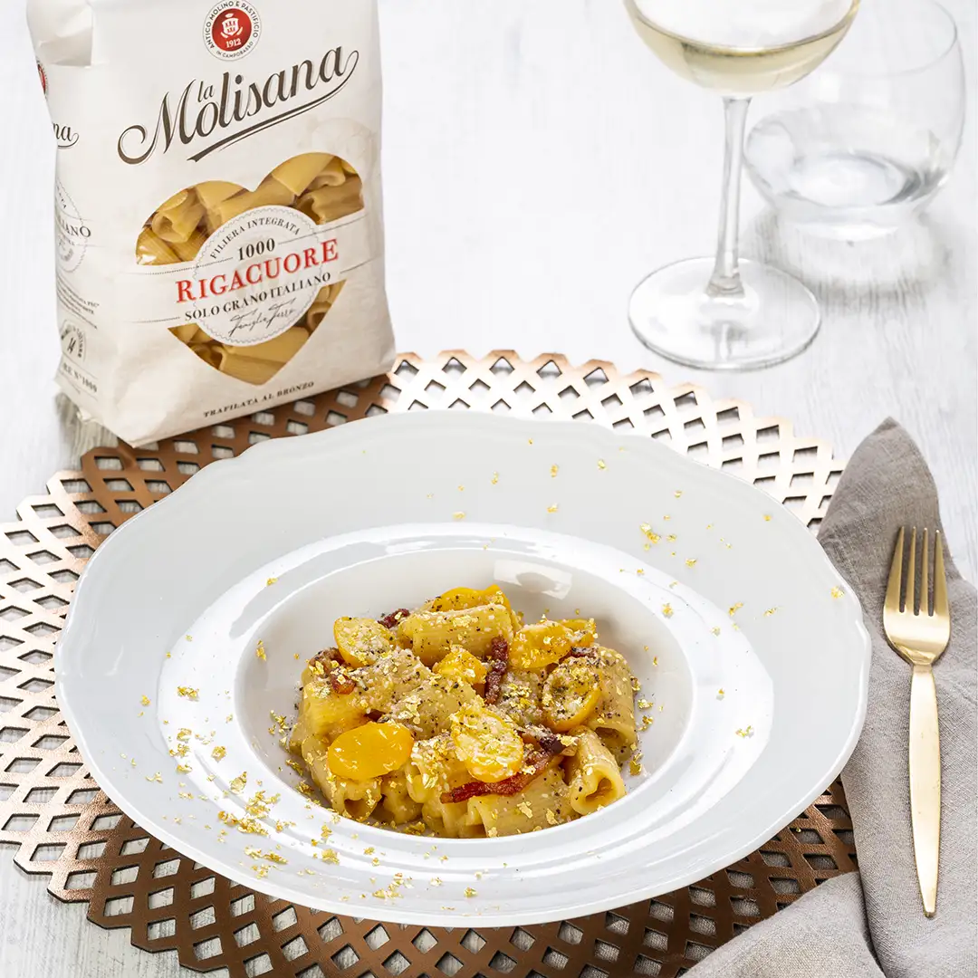 Ricetta Rigacuore Amatriciana Gold - Chef Apreda - La Molisana Pasta