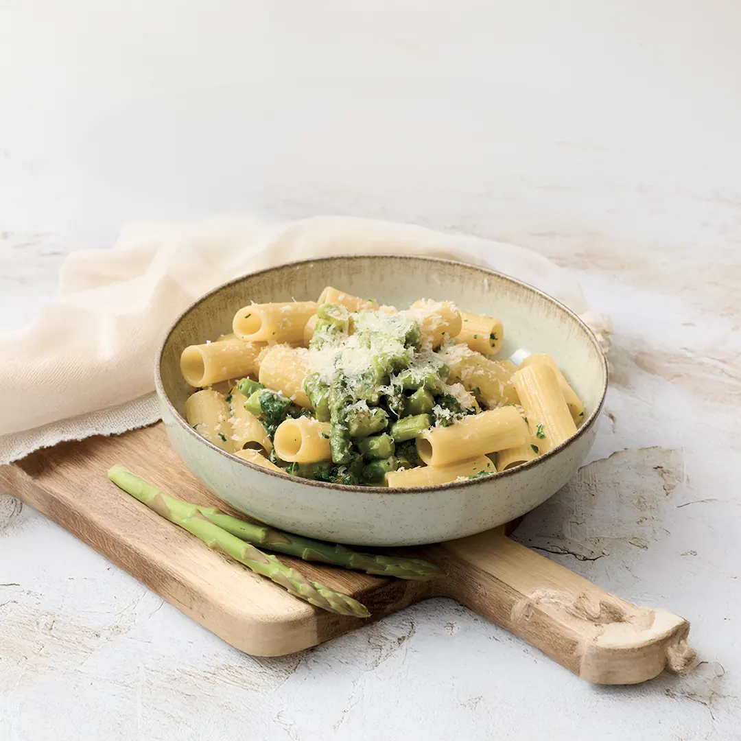 Ricetta Rigatoni con asparagi e Parmigiano - La Molisana