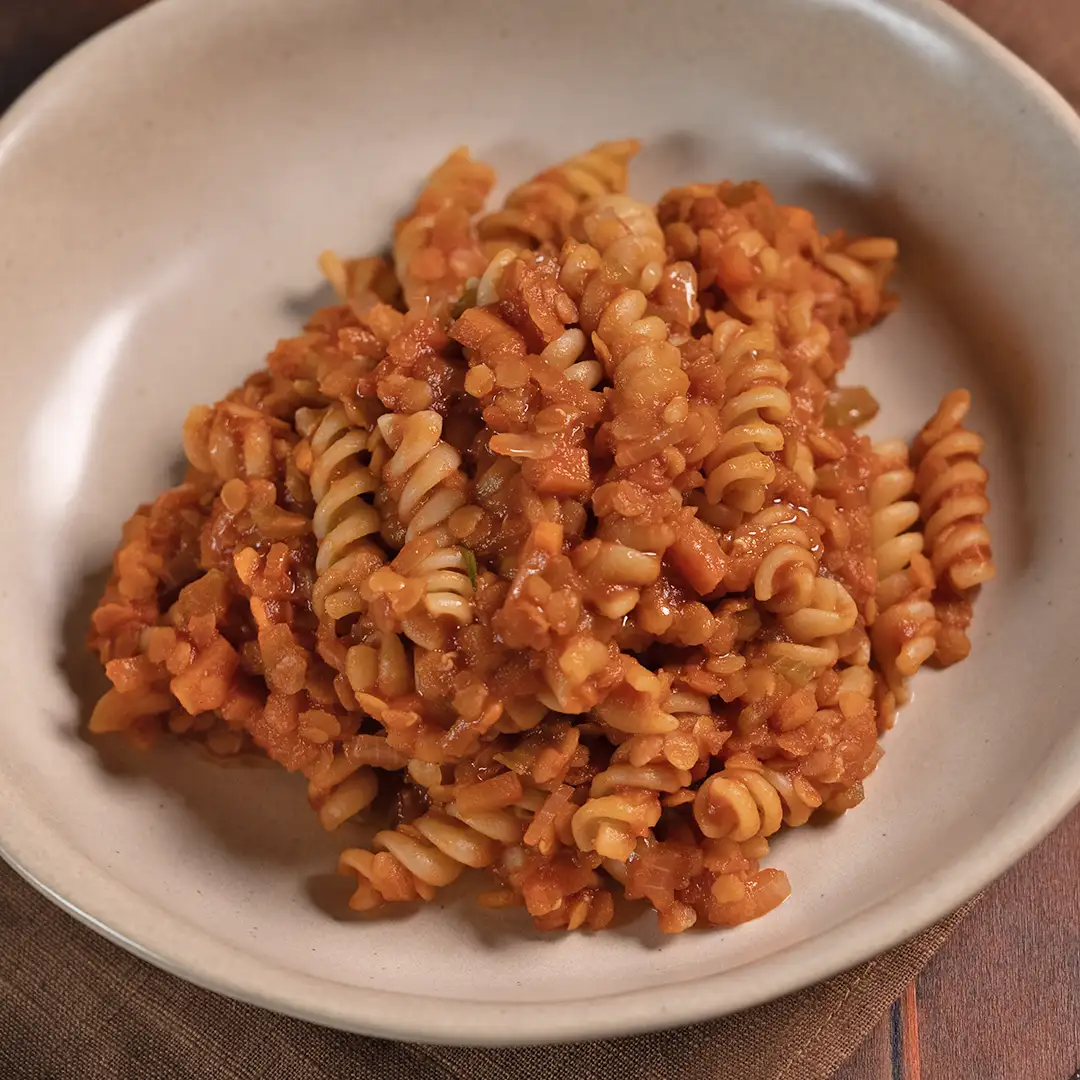 Fusilli con Ragù di Lenticchie - Pasta La Molisana
