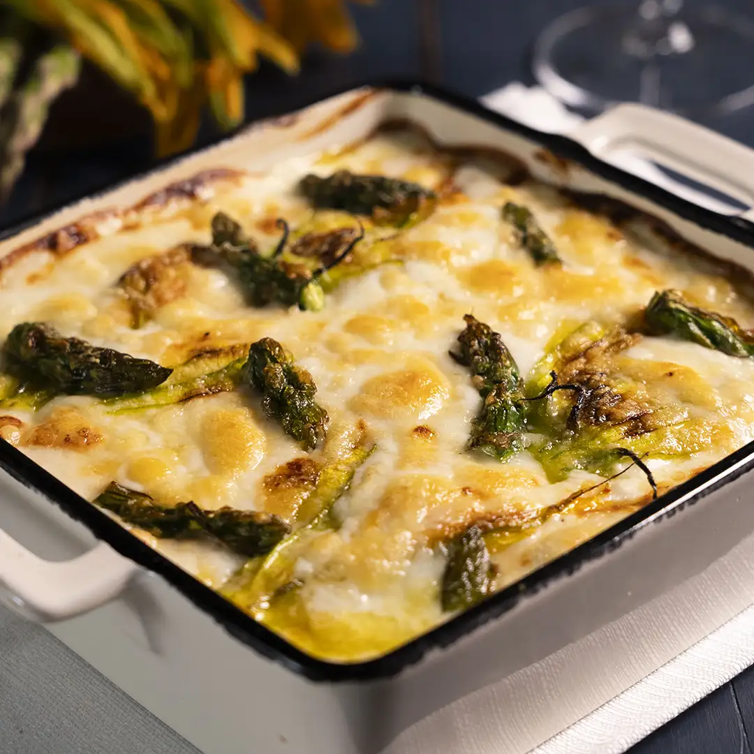 Lasagne Vegetariane con fiori di zucca - Pasta La Molisana