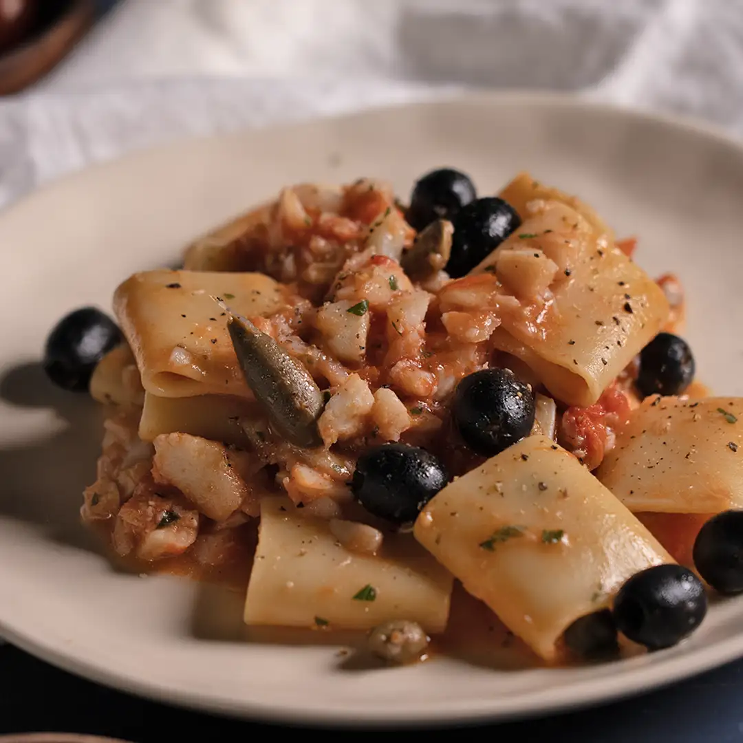 Paccheri con Baccalà - Pasta La Molisana